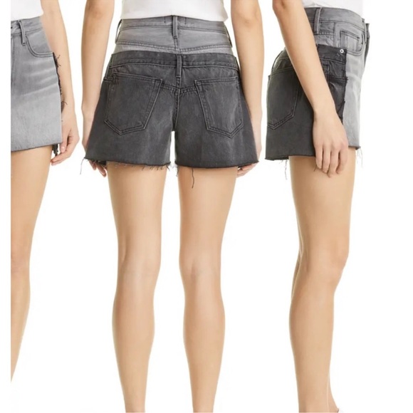 FRAME layered denim short - Picture 2 of 4